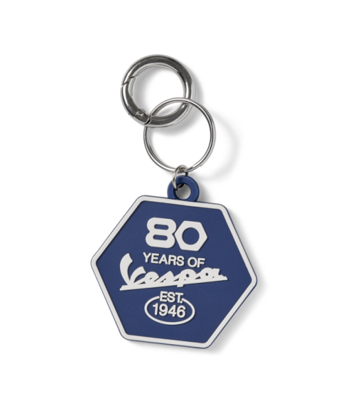 Schlüsselanhänger Gummi Vespa 80th